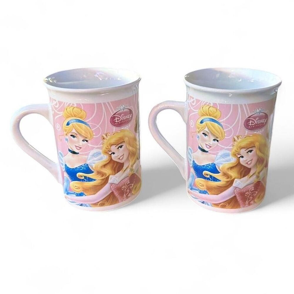 Set of 2 Disney Princess Coffee Mugs 2014